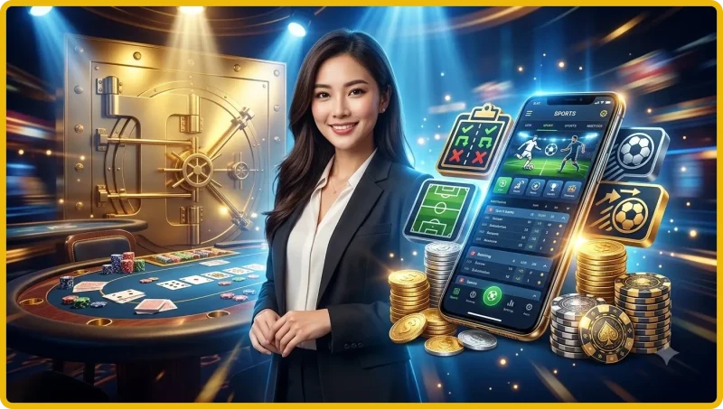 Huấn luyện viên cầm bảng thay người với biểu tượng mũi tên lên xuống, minh họa khái niệm kèo thay người trên sân bóng