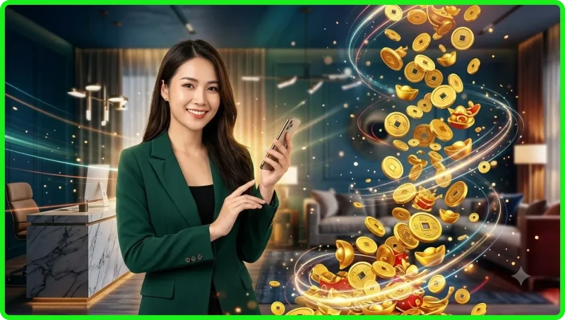 Minh họa cơ chế Bắn cá thần tài từ quan sát đến lựa chọn mục tiêu